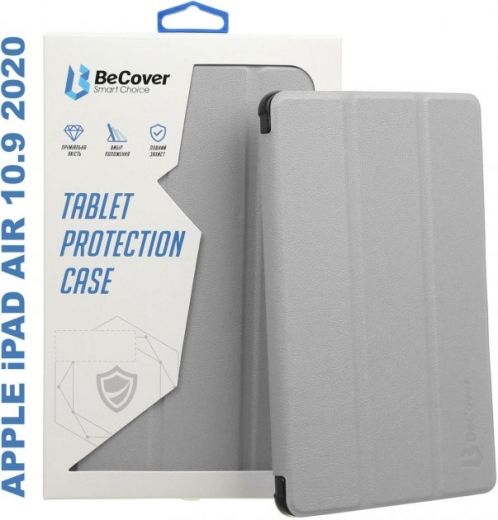 Чохол-книжка BeCover Smart Case для Apple iPad Air 10.9 2020 (705489) Gray  - фото - інтернет-магазин електроніки та побутової техніки TTT