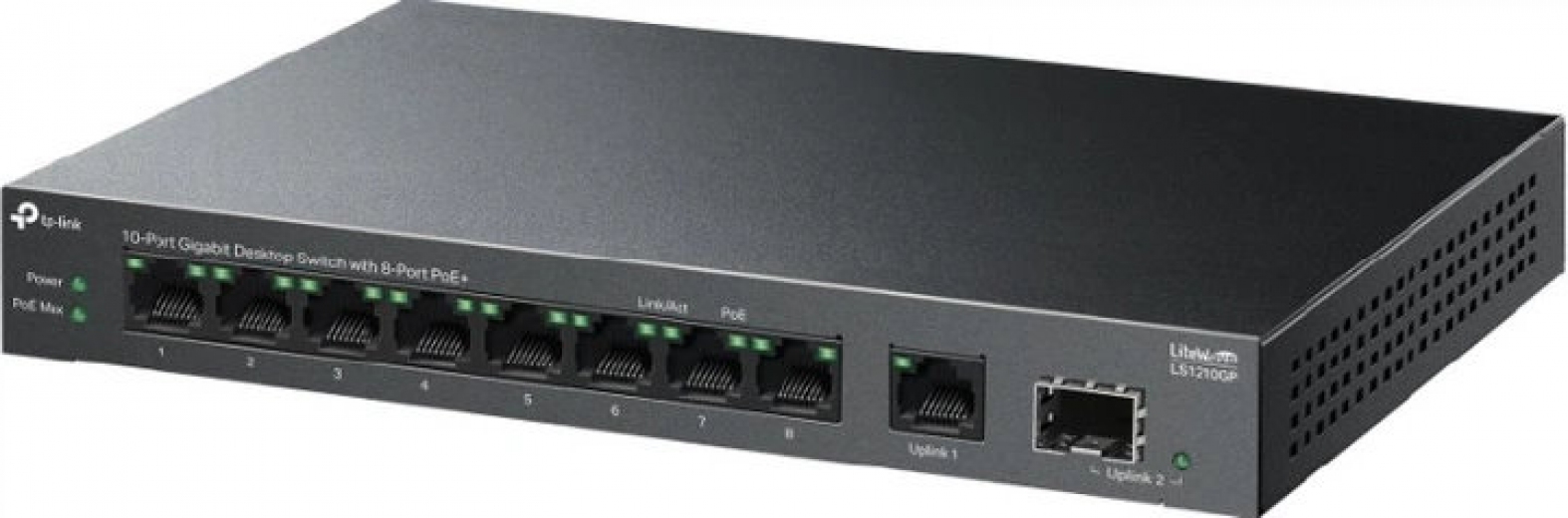 Коммутатор TP-LINK LS1210GP (LS1210GP) - фото - интернет-магазин электроники и бытовой техники TTT