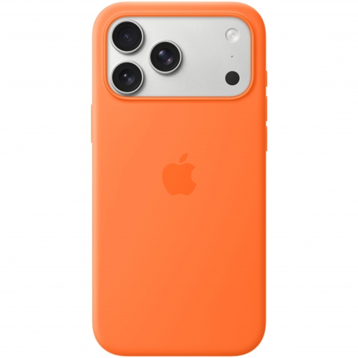 Панель Apple Silicone Case with MagSafe для Apple iPhone 17 Pro Max (MGFL4ZM/A) Orange - фото - інтернет-магазин електроніки та побутової техніки TTT