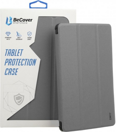 Обкладинка BeCover Tri Fold Soft TPU Silicone для Apple iPad 9.7 2017/2018 A1822/A1823/A1893/A1954 (706879) Gray - фото - інтернет-магазин електроніки та побутової техніки TTT