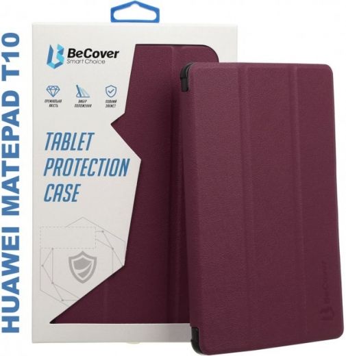 Чохол BeCover Smart Case для Huawei MatePad T10 (705396) Red Wine  - фото - інтернет-магазин електроніки та побутової техніки TTT