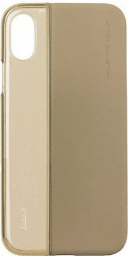 Панель Baseus Half to Half Case для Apple iPhone X/Xs (ARAPIPHX-RY0V) Champagne Gold - фото - интернет-магазин электроники и бытовой техники TTT