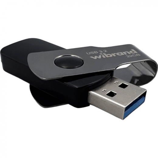 USB флеш накопитель Wibrand Lizard 32GB USB 3.2 Gen1 Black - фото - интернет-магазин электроники и бытовой техники TTT
