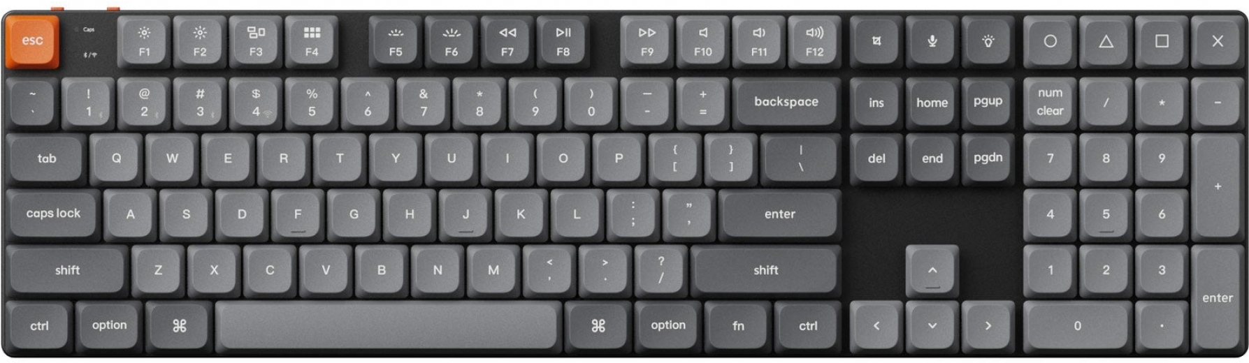 Клавиатура беспроводная Keychron K5 Max Gateron Brown Switch Black RGB (K5M-H3-UA) - фото - интернет-магазин электроники и бытовой техники TTT