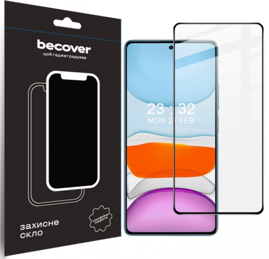 Защитное стекло BeCover для Xiaomi Redmi Note 13 (710363) Black - фото - интернет-магазин электроники и бытовой техники TTT