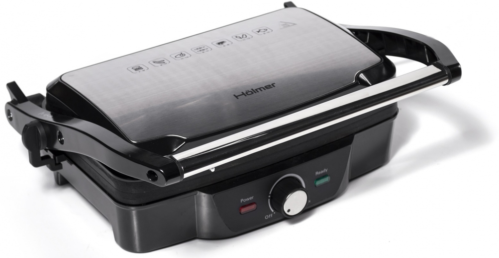 Електрогриль Holmer HCG-160 - фото Електрогриль Holmer HCG-160 - фото - інтернет-магазин електроніки та побутової техніки TTT