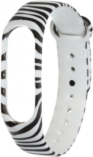 Ремінець ArmorStandart для Xiaomi Mi Band 4/3 (ARM55646) Zebra - фото - інтернет-магазин електроніки та побутової техніки TTT