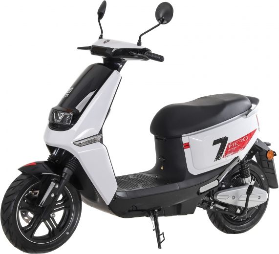 Електроскутер Yadea S-Like Black/White - фото - інтернет-магазин електроніки та побутової техніки TTT