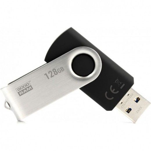 USB флеш накопичувач Goodram Twister 128GB USB 3.0 (UTS3-1280K0R11) - фото - інтернет-магазин електроніки та побутової техніки TTT