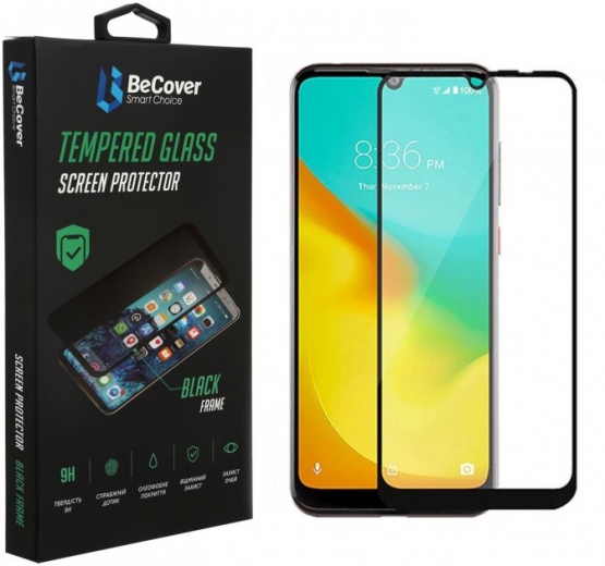 Защитное стекло BeCover для ZTE Blade A51 / A71 (706670) Black  - фото - интернет-магазин электроники и бытовой техники TTT