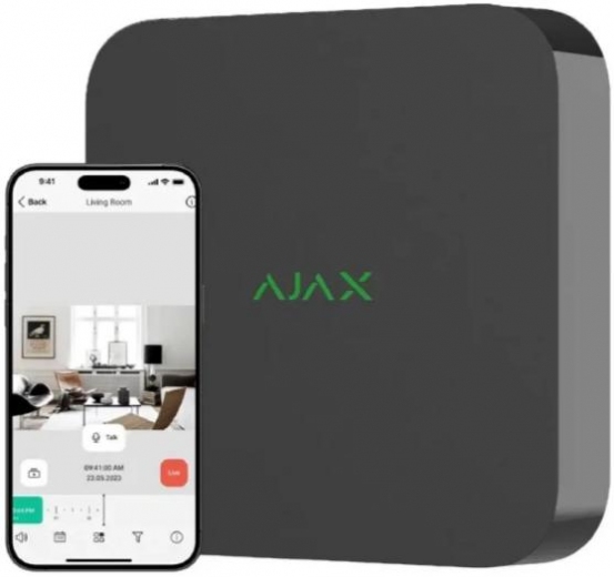 Мережевий відеореєстратор Ajax NVR 8ch 8EU Black - фото Мережевий відеореєстратор Ajax NVR 8ch 8EU Black - фото - інтернет-магазин електроніки та побутової техніки TTT