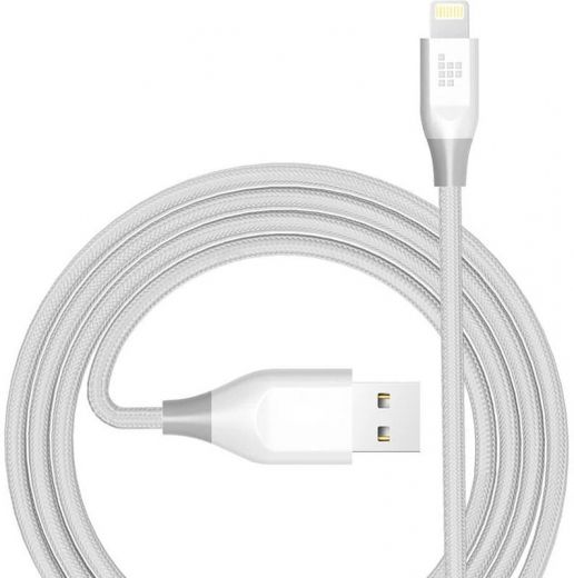 Кабель Tronsmart Lightning MFi 19AWG 1.2 м Nylon Cable (59540) White - фото - интернет-магазин электроники и бытовой техники TTT