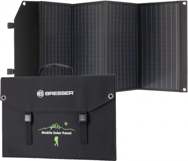 Портативная солнечная панель Bresser Mobile Solar Charger 90 Watt USB DC (930151) - фото Портативная солнечная панель Bresser Mobile Solar Charger 90 Watt USB DC (930151) - фото - интернет-магазин электроники и бытовой техники TTT