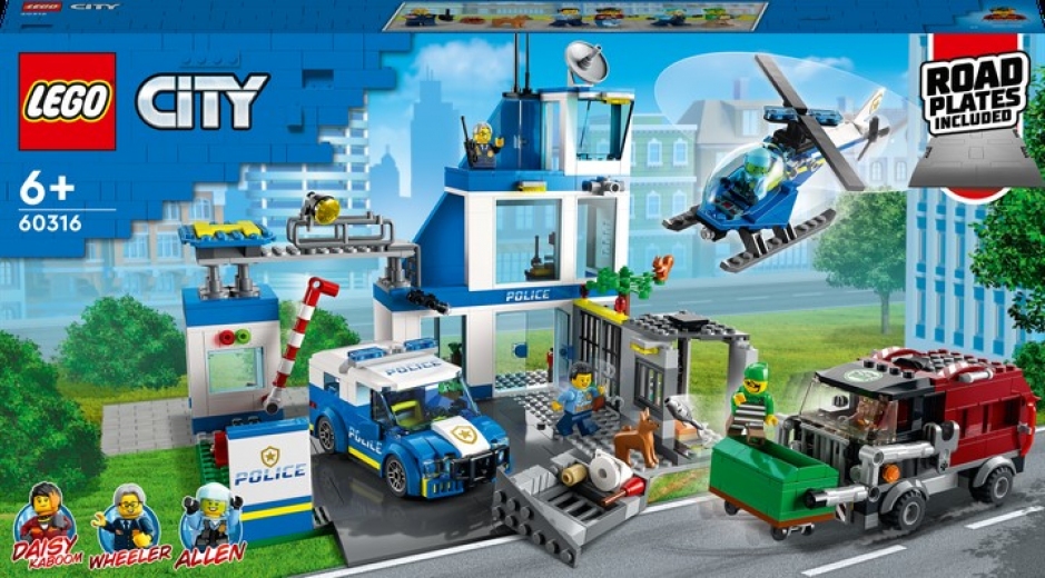 Конструктор LEGO City Поліцейська дільниця 668 деталей (60316) - фото - інтернет-магазин електроніки та побутової техніки TTT
