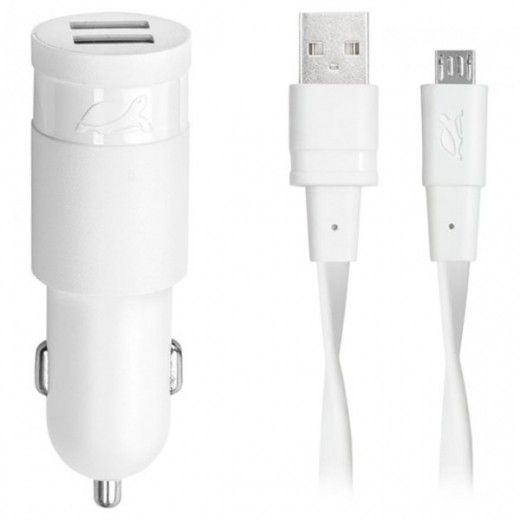 Автомобільний зарядний пристрій RivaCase VA4222 WD1 White - фото Автомобільний зарядний пристрій RivaCase VA4222 WD1 White - фото - інтернет-магазин електроніки та побутової техніки TTT