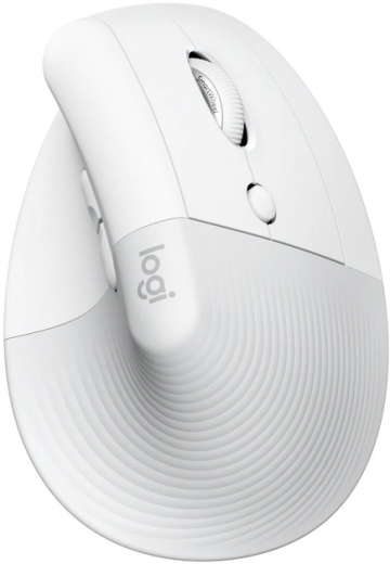 Миша Logitech Lift Vertical Ergonomic Bluetooth (910-006496) White  - фото Миша Logitech Lift Vertical Ergonomic Bluetooth (910-006496) White  - фото - інтернет-магазин електроніки та побутової техніки TTT