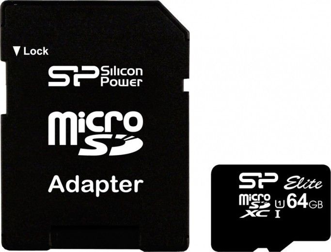 Карта памяти Silicon Power microSDXC 64 GB Class 10 UHS-I Elite + ad (SP064GBSTXBU1V10-SP) - фото Карта памяти Silicon Power microSDXC 64 GB Class 10 UHS-I Elite + ad (SP064GBSTXBU1V10-SP) - фото - интернет-магазин электроники и бытовой техники TTT