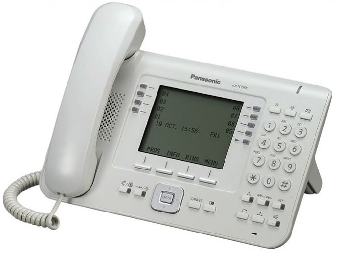 IP-телефон Panasonic KX-NT560RU White - фото - интернет-магазин электроники и бытовой техники TTT
