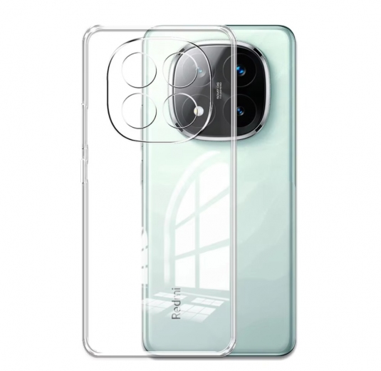 Cиліконовий чохол BeCover для Xiaomi Redmi Note 14 Pro Plus 5G (712762) Transparancy - фото - інтернет-магазин електроніки та побутової техніки TTT