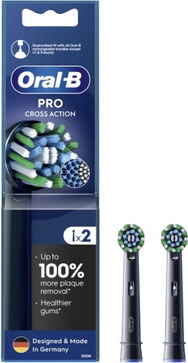 Насадки для зубної щітки Oral-B EB50BRX Cross Action 2 шт (8006540847657) - фото - інтернет-магазин електроніки та побутової техніки TTT
