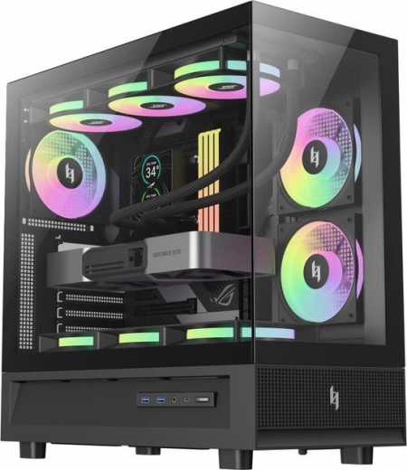 Корпус GameMax NEX C51 BK - фото - интернет-магазин электроники и бытовой техники TTT