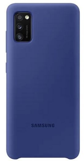 Накладка Samsung Silicone Cover для Samsung Galaxy A41 (EF-PA415TLEGRU) Blue - фото - інтернет-магазин електроніки та побутової техніки TTT