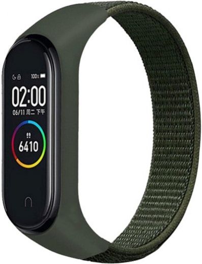 Ремінець BeCover Nylon Style для Xiaomi Mi Band 5 (BC_705424) Khaki - фото - інтернет-магазин електроніки та побутової техніки TTT