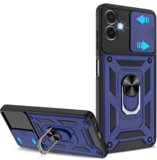 Панель BeCover Military для Samsung Galaxy A06 SM-A065 (713066) Blue - фото - інтернет-магазин електроніки та побутової техніки TTT