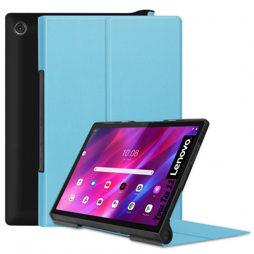 Чехол-книжка BeCover Smart Case для Lenovo Yoga Tab 11 YT-706F (707291) Light Blue - фото Чехол-книжка BeCover Smart Case для Lenovo Yoga Tab 11 YT-706F (707291) Light Blue - фото - интернет-магазин электроники и бытовой техники TTT