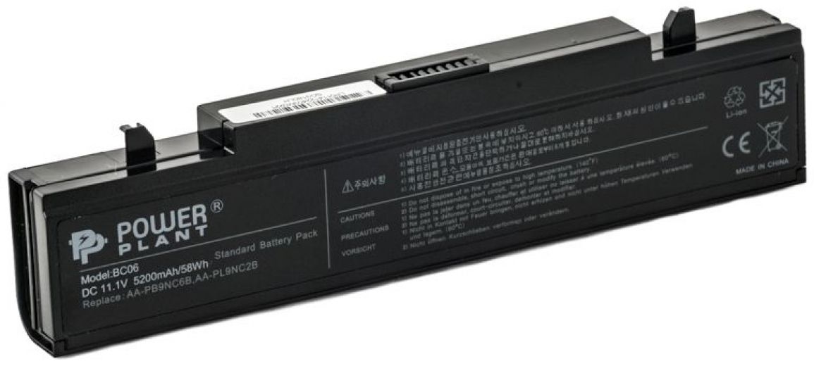 Акумулятор PowerPlant для Samsung Q318 (11.1V/5200mAh/6Cells) (NB00000059) Black - фото - інтернет-магазин електроніки та побутової техніки TTT