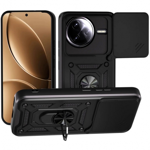 Панель BeCover Military для Poco F7 Ultra (715400) Black - фото - інтернет-магазин електроніки та побутової техніки TTT