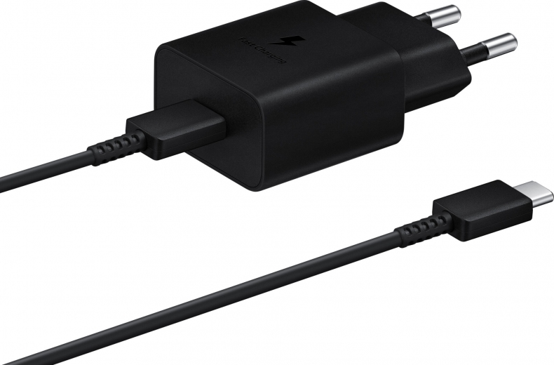 Мережевий зарядний пристрій Samsung 15W Power Adapter Type-C Cable (EP-T1510XBEGRU) Black  - фото Мережевий зарядний пристрій Samsung 15W Power Adapter Type-C Cable (EP-T1510XBEGRU) Black  - фото - інтернет-магазин електроніки та побутової техніки TTT