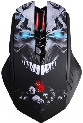 Миша A4Tech R80 Plus Bloody (Skull) Black - фото Миша A4Tech R80 Plus Bloody (Skull) Black - фото - інтернет-магазин електроніки та побутової техніки TTT