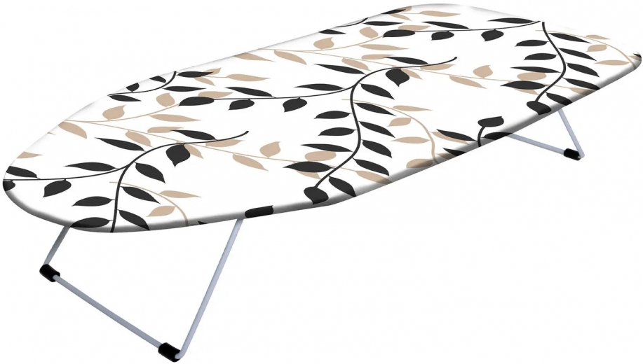 Прасувальна дошка Casa Si Table Top 73x30 (CS95159P168) White/Black Leaves  - фото Прасувальна дошка Casa Si Table Top 73x30 (CS95159P168) White/Black Leaves  - фото - інтернет-магазин електроніки та побутової техніки TTT