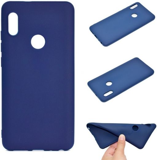 Накладка силіиконова для Xiaomi Redmi Note 7 Blue - фото - інтернет-магазин електроніки та побутової техніки TTT