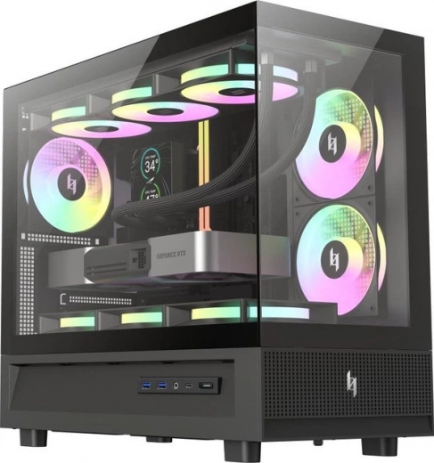 Корпус GameMax NEX C31 BK - фото - интернет-магазин электроники и бытовой техники TTT