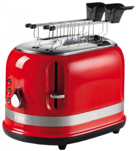 Тостер ARIETE 0149 Red - фото - інтернет-магазин електроніки та побутової техніки TTT