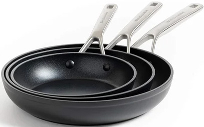 Набір сковорідок KitchenAid FHA 3 шт. (CC005699-001) - фото Набір сковорідок KitchenAid FHA 3 шт. (CC005699-001) - фото - інтернет-магазин електроніки та побутової техніки TTT