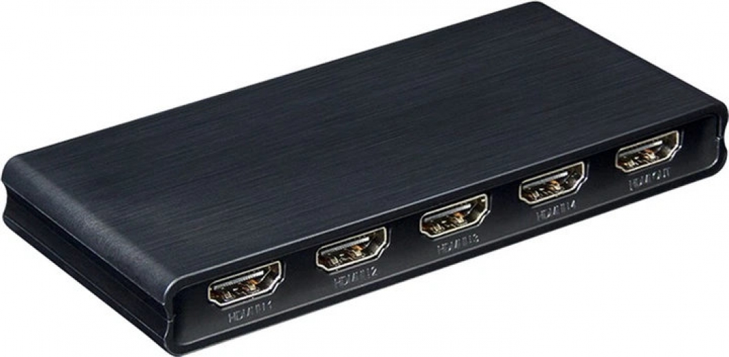 Комутатор PowerPlant HDMI 2.0 4х1 з ІЧ-пультом дистанційного керування (HDSW4X1) - фото - інтернет-магазин електроніки та побутової техніки TTT