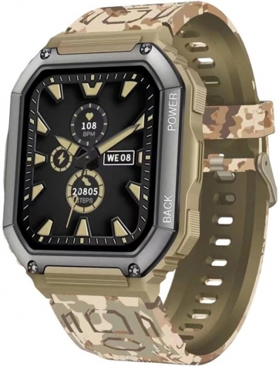 Смарт-годинник Gelius Pro GP-SW007 (Tactical Navy) Bluetooth call (IP68) Military - фото Смарт-годинник Gelius Pro GP-SW007 (Tactical Navy) Bluetooth call (IP68) Military - фото - інтернет-магазин електроніки та побутової техніки TTT