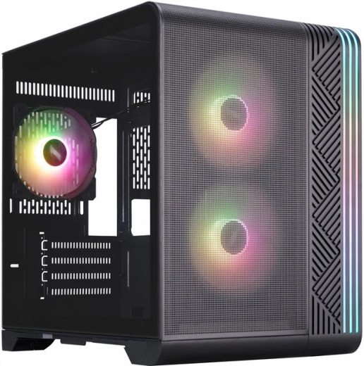 Корпус 1stPlayer VT5-BK-3F7 Black - фото - интернет-магазин электроники и бытовой техники TTT
