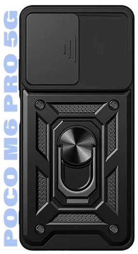 Панель BeCover Military для Poco M6 Pro 5G (710937) Black - фото - интернет-магазин электроники и бытовой техники TTT