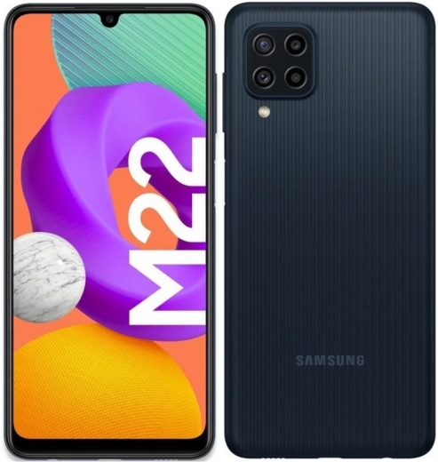Смартфон Samsung Galaxy M22 4/128GB (SM-M225FZKGSEK) Black - фото - интернет-магазин электроники и бытовой техники TTT
