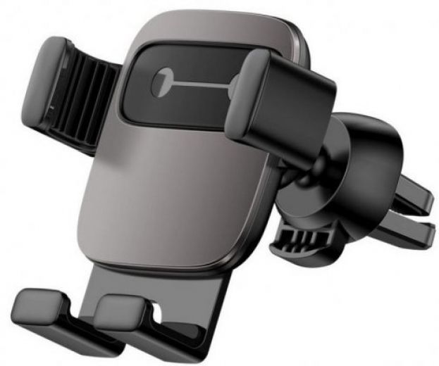 Автодержатель с автозажимом Baseus Cube Gravity Vehicle-Mounted Holder Black (SUYL-FK01) - фото - интернет-магазин электроники и бытовой техники TTT