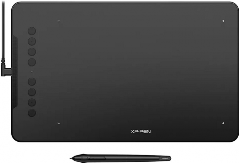 Графічний планшет XP-Pen Deco 01V3 Black - фото - інтернет-магазин електроніки та побутової техніки TTT