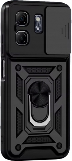 Панель BeCover Military для Infinix Hot 50i (X6531) (713047) Black - фото - інтернет-магазин електроніки та побутової техніки TTT
