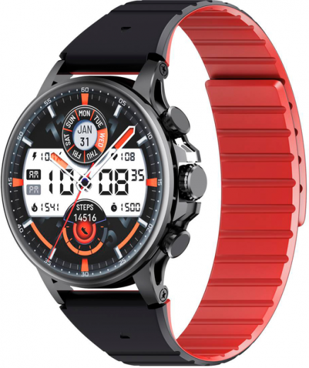 Смарт-часы iMiki Holo Ultra Black Magnetic Strap - фото Смарт-часы iMiki Holo Ultra Black Magnetic Strap - фото - интернет-магазин электроники и бытовой техники TTT