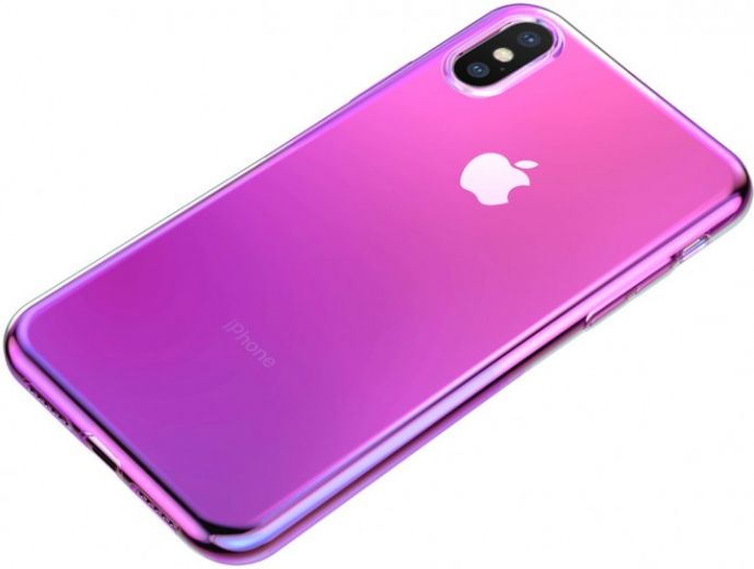 Панель Baseus Glow для Apple iPhone Xs Max (WIAPIPH65-XG04) Gradient Pink - фото Панель Baseus Glow для Apple iPhone Xs Max (WIAPIPH65-XG04) Gradient Pink - фото - интернет-магазин электроники и бытовой техники TTT