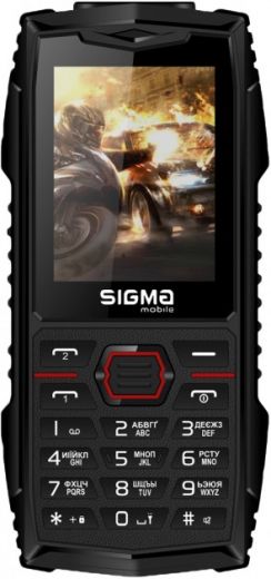 Мобільний телефон Sigma mobile X-treme AZ68 Black-Red - фото - інтернет-магазин електроніки та побутової техніки TTT