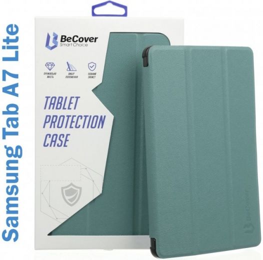 Чохол-книжка BeCover Smart Case для Samsung Galaxy Tab A7 Lite SM-T220 / SM-T225 (706457) Dark Green  - фото Чохол-книжка BeCover Smart Case для Samsung Galaxy Tab A7 Lite SM-T220 / SM-T225 (706457) Dark Green  - фото - інтернет-магазин електроніки та побутової техніки TTT